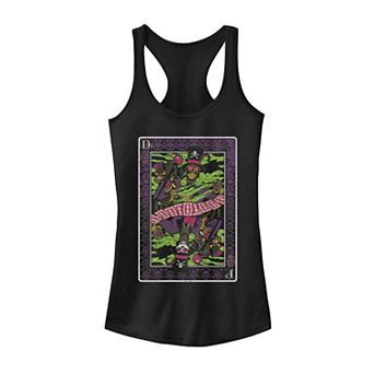 Disney's The Princess & The Frog Dr. Facilier Juniors' Playing Card Tank Top