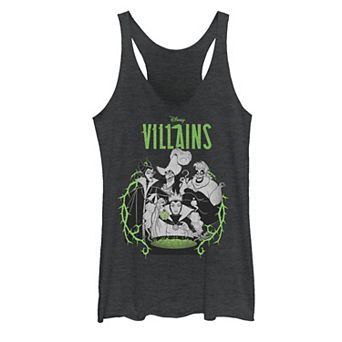 Disney's Villain Lockup Group Shot Juniors' Tank Top