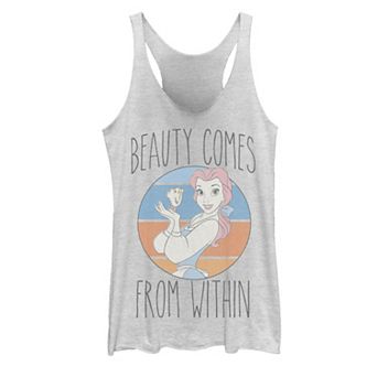 Disney's Beauty and the Beast Juniors' Retro Belle Beauty From Within Tank Top