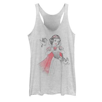 Disney's Snow Sketch Vignette Color Pop Juniors' Tank Top