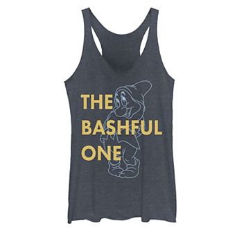 Disney's Snow White Dwarf Bashful Juniors' The Bashful One Outlined Tank Top