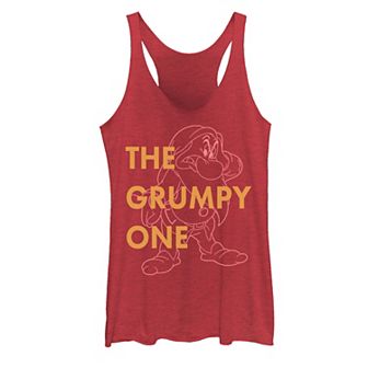 Disney's Snow White and the Seven Dwarfs Grumpy Big & Tall The Grumpy One Outlined Tank Top