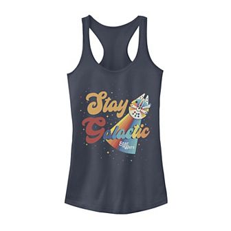 Juniors' Star Wars Millennium Falcon Stay Galactic Tank Top