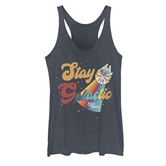 Juniors' Star Wars Millennium Falcon Stay Galactic Tank Top