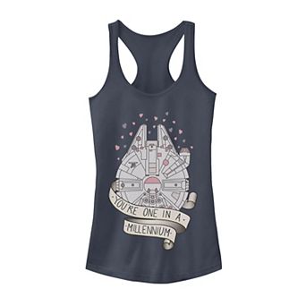 Juniors' Star Wars Millennium Falcon One In A Millennium Tank Top
