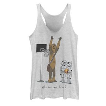 Juniors' Star Wars Chewbacca Basketball Who Invited Him Tank Top