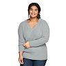 Plus Size Sonoma Goods For Life® Favorite V-Neck Pullover Sweater