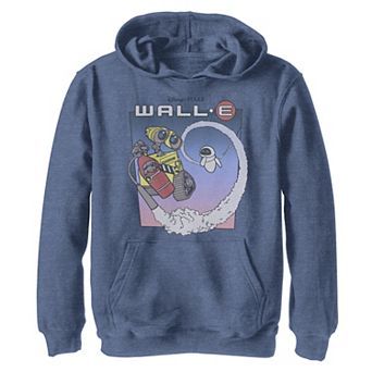Disney / Pixar's Wall-E Boys 6-20 Fly Eve Retro Distressed Graphic Hoodie