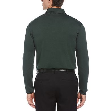 Men's Grand Slam Twill Jacquard Golf Polo