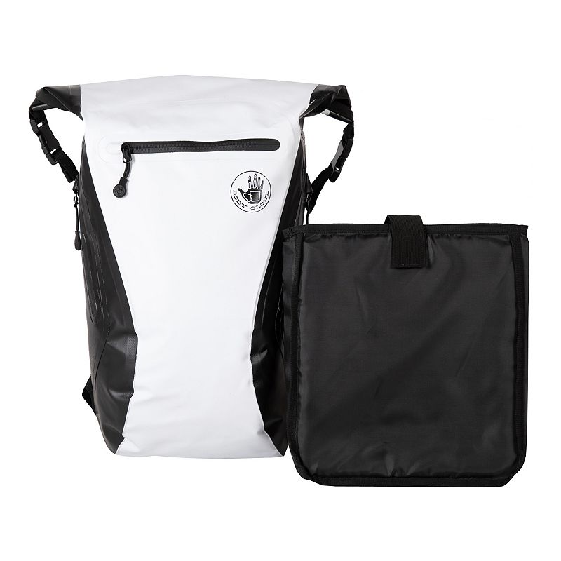 Body Glove Advenire Waterproof Vertical Roll-Top Backpack, White