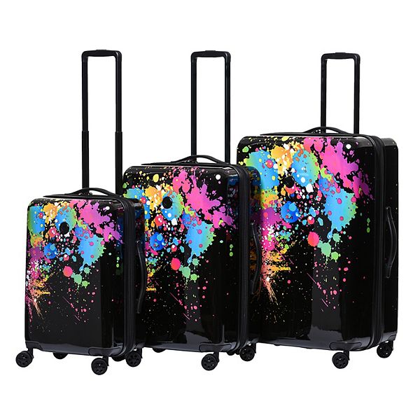 Body Glove Bursts 3-Piece Hardside Spinner Luggage Set