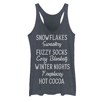 Juniors' Christmas Winter Things List Tank Top