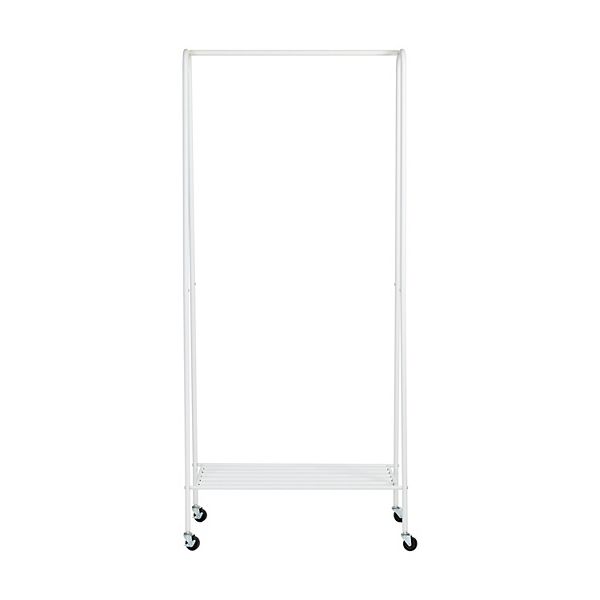 HoneyCanDo Garment Rack With Shoe Shelf