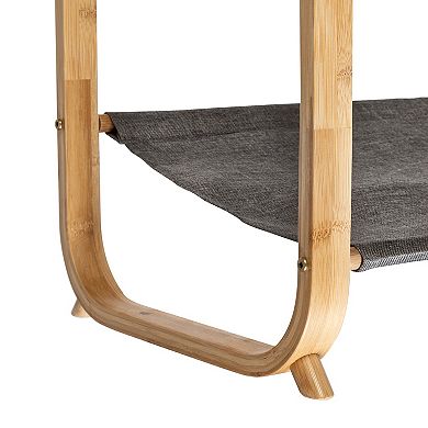 Honey-Can-Do Bamboo & Canvas Garment Rack