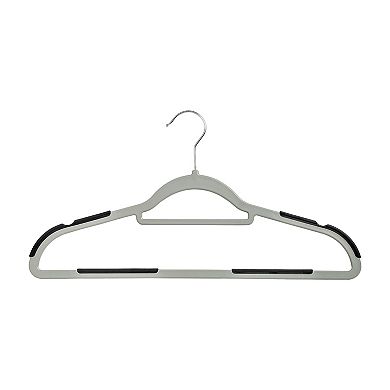Honey-Can-Do 50-Pack Slim Rubber Grip No-Slip Plastic Hangers