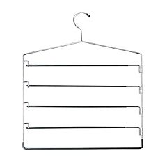 Honey-Can-Do White Kids' Hangers With Clips, 18-Pack