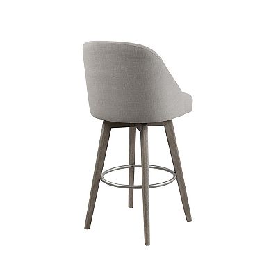 Madison Park Walsh 30" Bar Stool with 360 Degree Swivel Seat