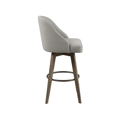 Madison Park Walsh 30" Bar Stool with 360 Degree Swivel Seat