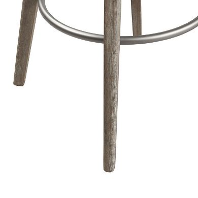 Madison Park Walsh 30" Bar Stool with 360 Degree Swivel Seat