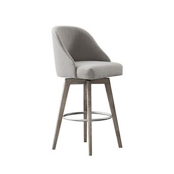 Madison Park Walsh 30" Bar Stool with 360 Degree Swivel Seat