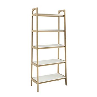 Madison Park Avalon Mid-Century Modern 5-Shelf Bookcase