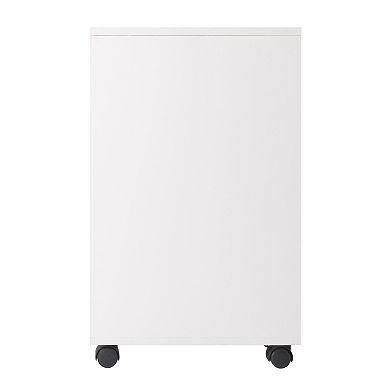 Winsome Halifax 2-Section Mobile Filing Cabinet