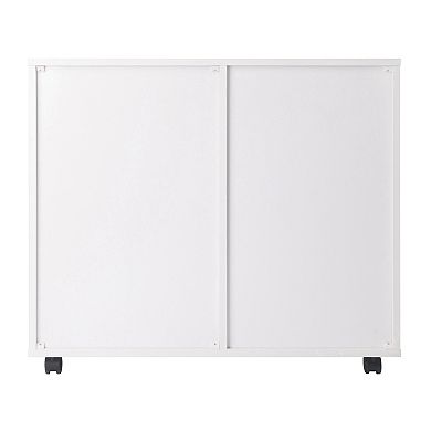 Winsome Halifax 2-Section Mobile Filing Cabinet