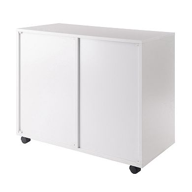 Winsome Halifax 2-Section Mobile Filing Cabinet