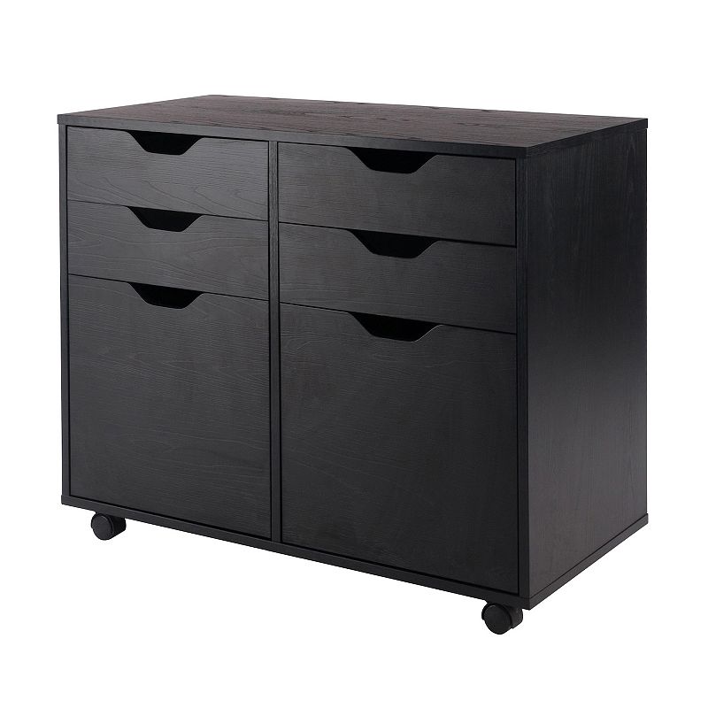49769929 Winsome Halifax Mobile 2-Section Storage Cabinet,  sku 49769929