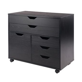 Winsome Halifax 3-Section Mobile Storage Cabinet