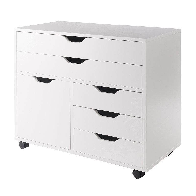 78239244 Winsome Halifax 3-Section Mobile Storage Cabinet,  sku 78239244