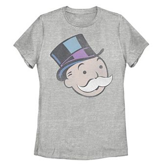 Juniors Monopoly 85 Years Rich Uncle Pennybags Big Face Tee