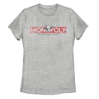 Juniors Monopoly Distressed Logo Tee