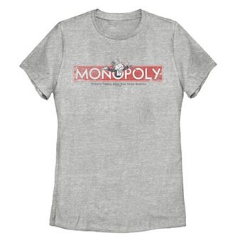 Juniors Monopoly Distressed Logo Tee