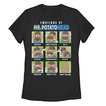 Juniors Mr. Potato Head Emotions Box Up Tee