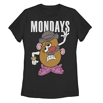 Juniors Mr. Potato Head Mondays Portrait Tee