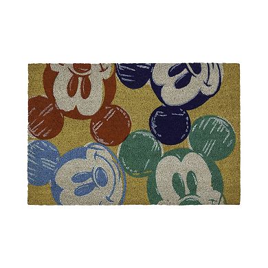 Disney's Mickey Coir Hi There / Heads 2-piece Doormat Set