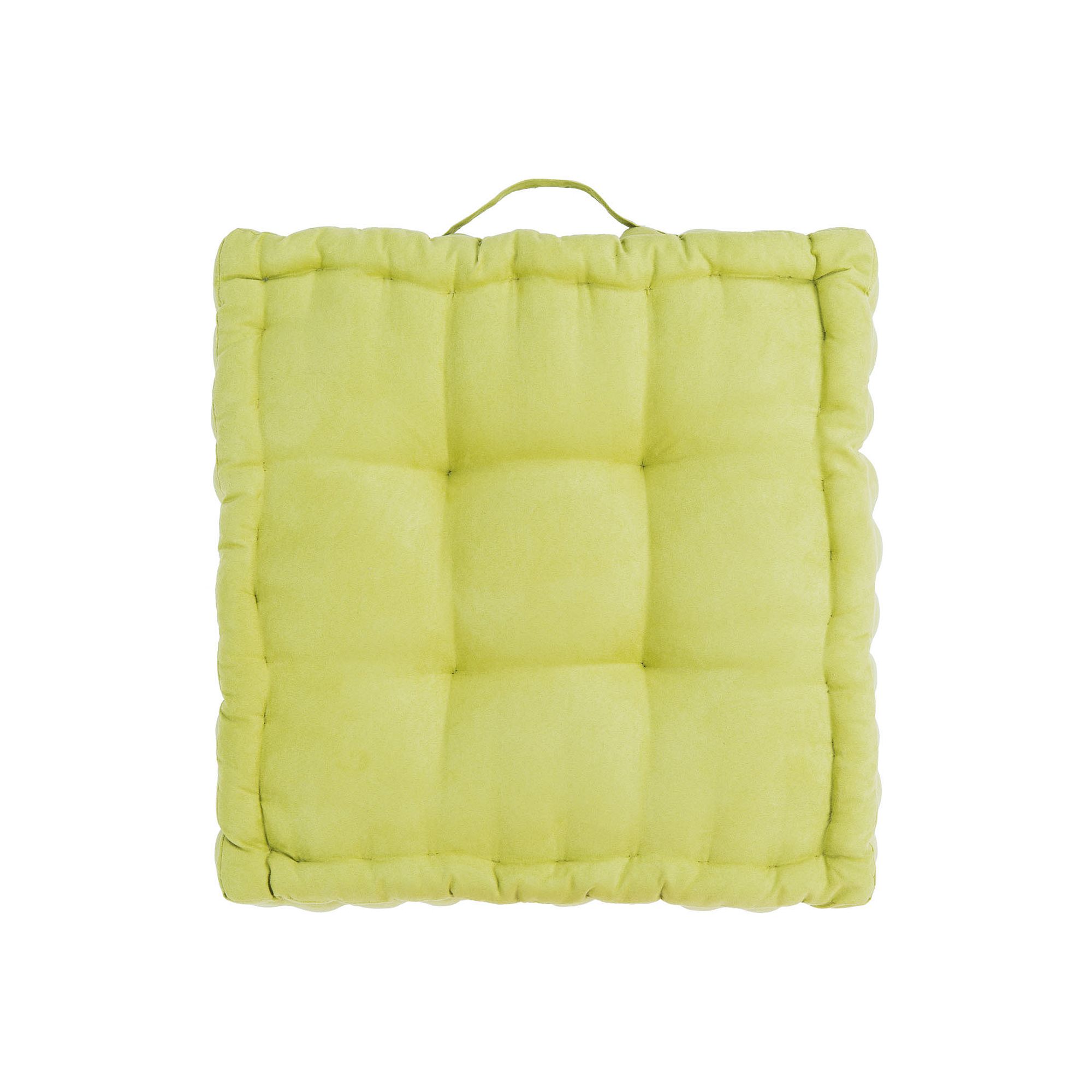 Safavieh Tufted Gardenia Floor Pillow, Light Green