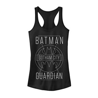 Juniors DC Comics Batman Gotham City Guardian Text Poster Tank Top
