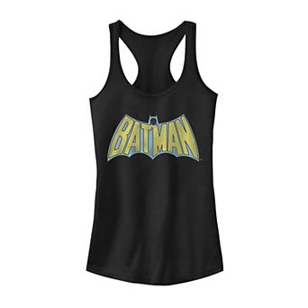 Juniors DC Comics Batman Vintage Bold Text Logo Tank Top