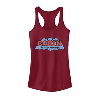 Juniors DC Comics Robin The Teen Wonder Classic Logo Tank Top