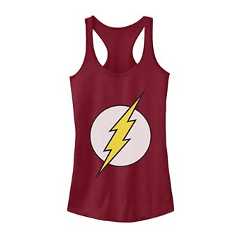 Juniors DC Comics The Flash Large Classic Chest Logo Tank Top