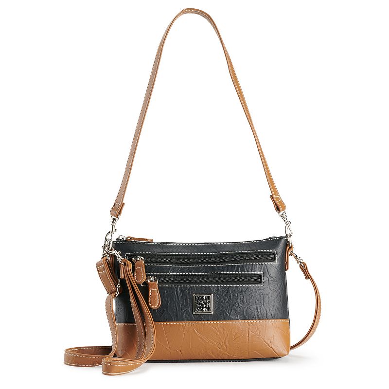 Stone & Co. Nancy Leather 4-in-1 Crossbody Bag, Black