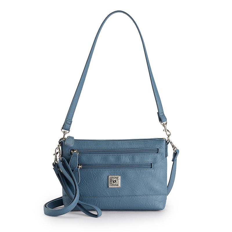 Stone & Co. Nancy Leather 4-in-1 Crossbody Bag, Blue