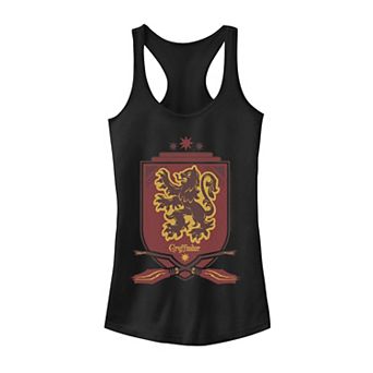 Juniors Harry Potter Gryffindor Quidditch Shield Tank Top