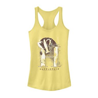 Juniors' Harry Potter Hufflepuff House Watercolor Graphic Tank Top