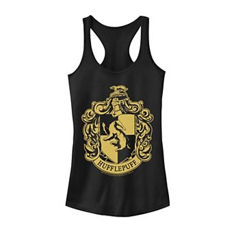 Juniors' Harry Potter Hufflepuff Simple House Crest Graphic Tank Top