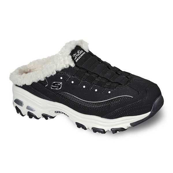 Skechers D'Lites Memory Foam 10th Anniversary Shoes Womens Size 6.5 Black  White