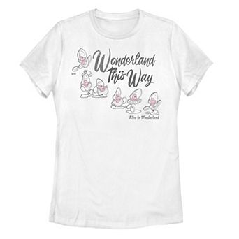 Juniors' Disney's Alice In Wonderland Baby Oysters Graphic Tee