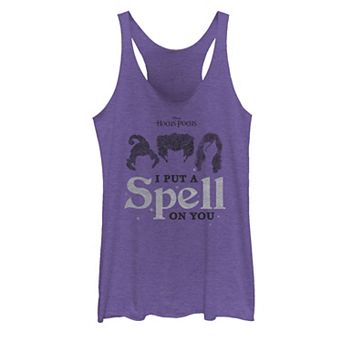 Juniors' Disney's Hocus Pocus I Put A Spell On You Hair Graphic Tank Top